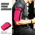 thumbnail image 3 of HAMPPLIES Phone Arm Holder Running Armband Rosy Polyester Fiber 1Set 6.9X4.1X2.0In, 3 of 8