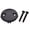 sub-black, variant on Universal Bathtub Overflow Drain Face Plate 2 Hole Tub Overflow Drain Plate Matching Screws(sub-black)