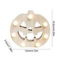 thumbnail image 3 of LED Halloween Pumpkin Lantern with Bats & Stars - Battery Operated Flameless Decor for Indoor/Outdoor, 3 of 6