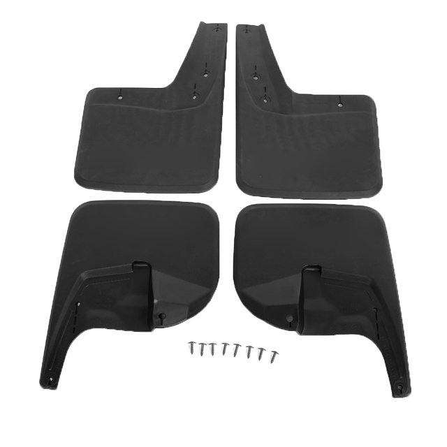 4 unids/set guardabarros delantero trasero protector contra salpicaduras Kit de guardabarros apto para camioneta Hilux Revo 2015-2017