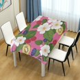 thumbnail image 4 of Yayeee Tablecloths 54" x 54" Rectangle Wrinkle Resistant Party Table Cover, White Flowers, 4 of 8
