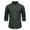 Army Green, variant on APEXFWDT Men's Dress Shirt - Cotton Stand Collar Business Shirt Button Down Long Sleeve Shirts for Work & Professional Settings,XXL,Army Green