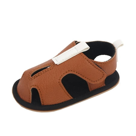 

ZRBYWB Toddler Sandals Kids Solid Color Girls First Walking Leisure Shoes Open Toe Leisure Shoes Sandals