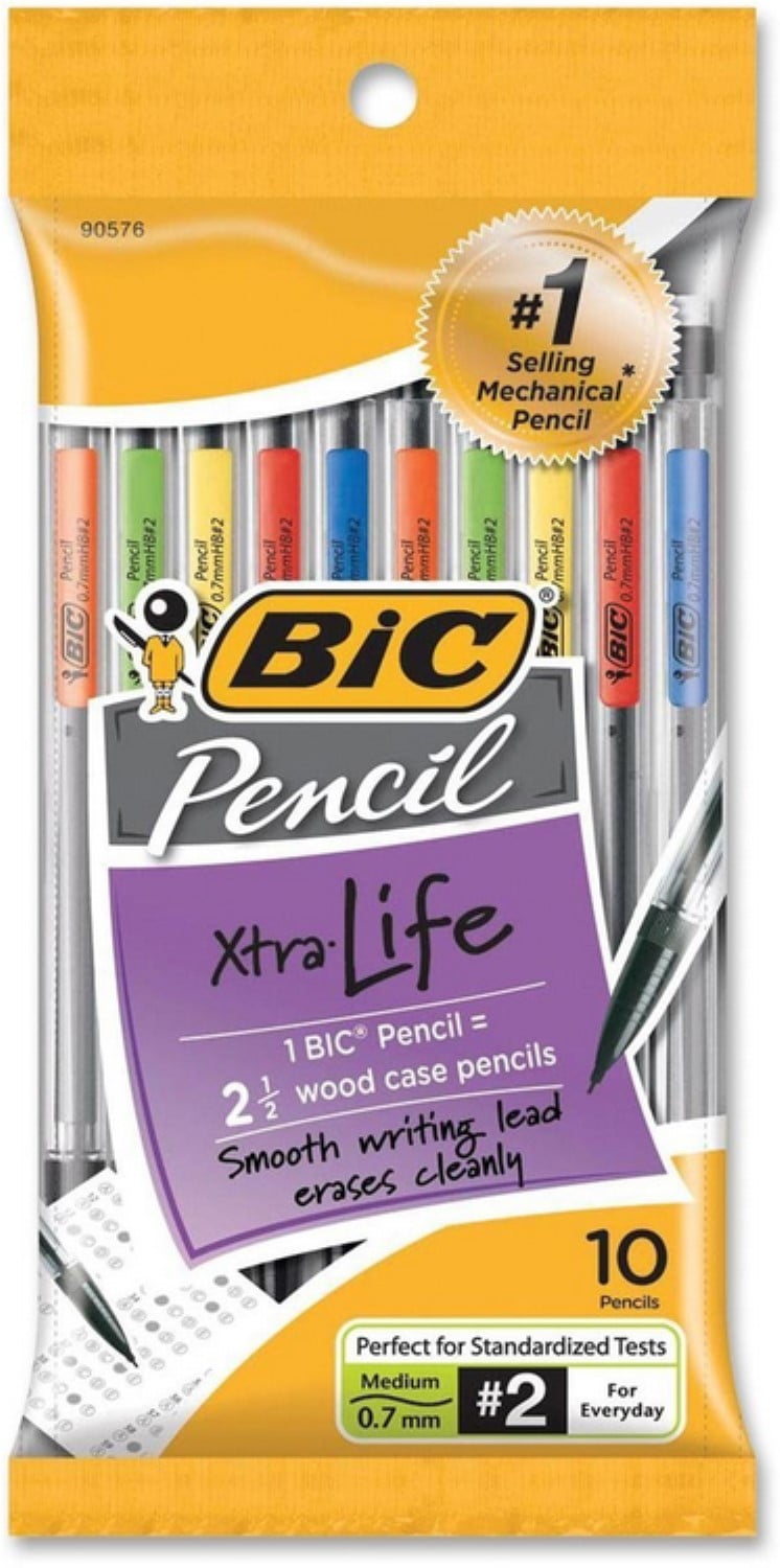 Bic Mechanical Pencil, Medium Point (0.7 mm) 10 ea (Pack of 2