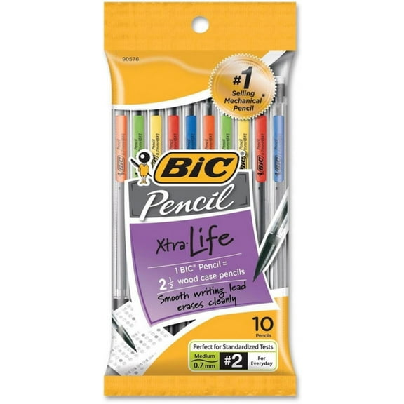 Bic Mechanical Pencil, Medium Point (0.7 mm) 10 ea (Pack of 3)