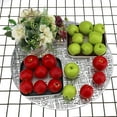 thumbnail image 3 of 12 PCS Fake Lifelike Mini Red Apples Artificial Realistic Model Props Decoration Home Party Faux Plastic Fruit Ornament Festival Kitchen, 3 of 3