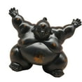 thumbnail image 1 of Estatua de sumo de resina, artesanías, detalles realistas, mini adorno de mascota de té para escritorio. 295 x 165 x 25 cm, 1 of 9