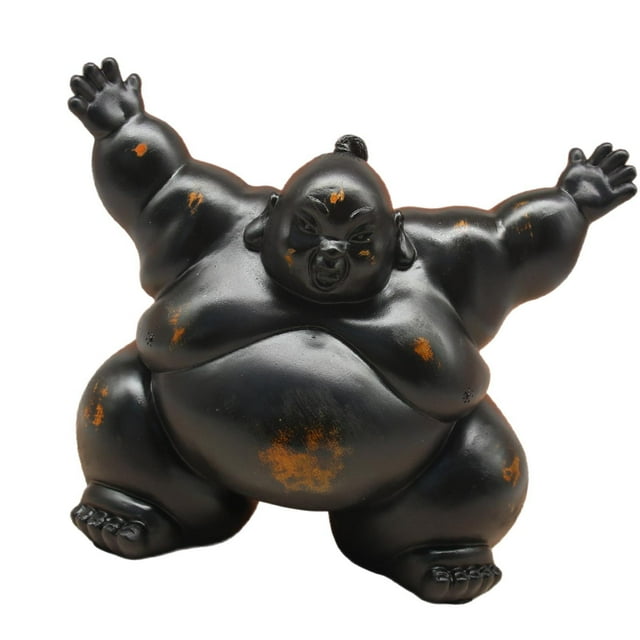 Escultura de sumo, mini adorno para mascota de té, decoración del hogar, manualidades decorativas de escritorio 295 x 165 x 25 cm