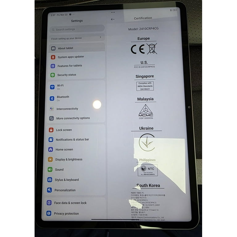 Xiaomi Pad 7 Ai WiFi Version Global No Calls or Text 11.2 inches