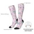 thumbnail image 4 of Naloa Llama Unicorn and Rainbow Thigh High Socks Extra Long Stretchy Sock Women Over Knee High Opaque Stocking Daily Wear, 4 of 6