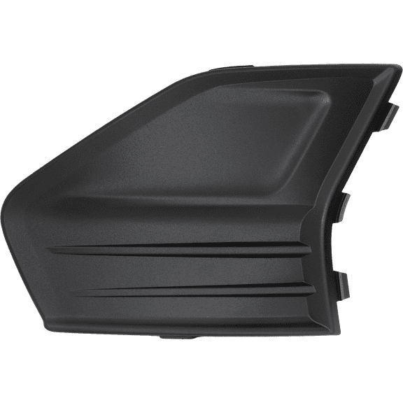 Fog Light Cover Compatible with 2019-2020 Ford Fusion Front, Driver Side Textured Black