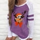 thumbnail image 2 of Camisas Navideñas Para Mujer Tops de Manga Larga Estampado Patchwork Cuello Redondo Blusa Informal Odeerbi ODB209603, 2 of 6
