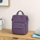 thumbnail image 2 of Mochila para portátil LOVEVOOK para mujer, 15.6 pulgadas, impermeable, color morado oscuro, 2 of 7