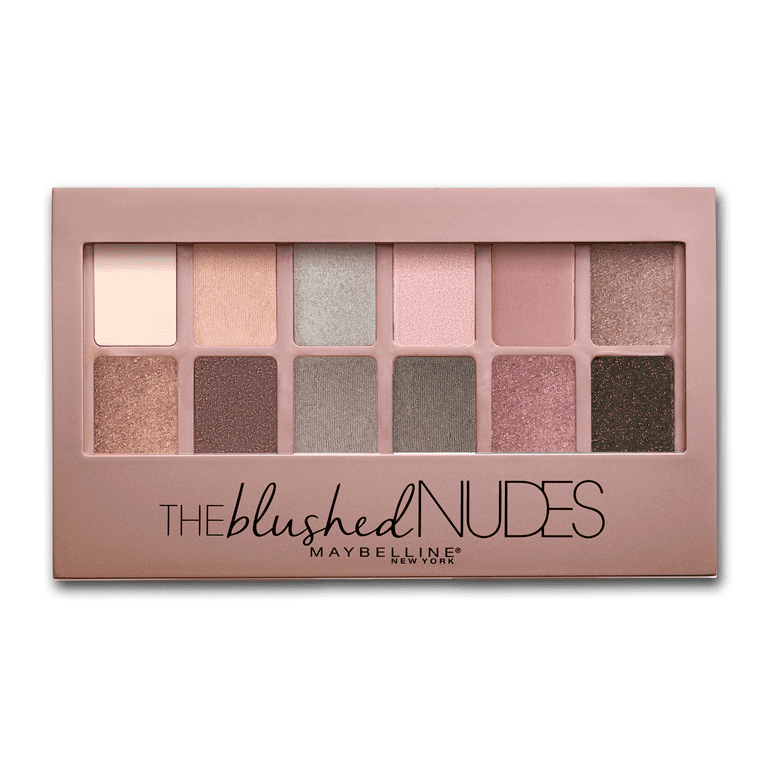 Maybelline The Blushed Nudes Eye Shadow Palette, 12 Shades photo 1