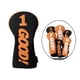 thumbnail image 3 of Golf Club Head Covers Golf Wood of Head Cover Ligero PU Cuero Impermeable Color negro 1 kusrkot Fundas para cabezas de golf, 3 of 8