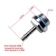 thumbnail image 1 of PC Water Cooling Barb Fitting Two-Touch Fitting G1/4 Thread HosePagoda Connector, 1 of 8