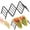 D, variant on 201 Stainless Tray Stand Rack Tray With Sturdy Structure To Keep PancakesforKitchen Restaurant, Stainless Steel Taco Rack, Mexican Tortilla Holder, Kitchen Pancake Display Stand