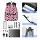 thumbnail image 4 of Fotbe heart with cow Mochila Ligera Casual para Laptop para Hombres y Mujeres, Mochila Impermeable de Uso Diario, Mochila para Universidad, 4 of 6
