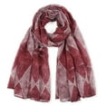thumbnail image 2 of Yuanlong Womens Scarves Tie Dye Diamond Grid Pattern Warm Shawl & Wraps Winter Spring Outing Classic Neckwear Lady Scarf, 2 of 6