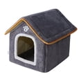 thumbnail image 3 of Casa para gatos Fernando cama cueva con cojín interior gris S, 3 of 8