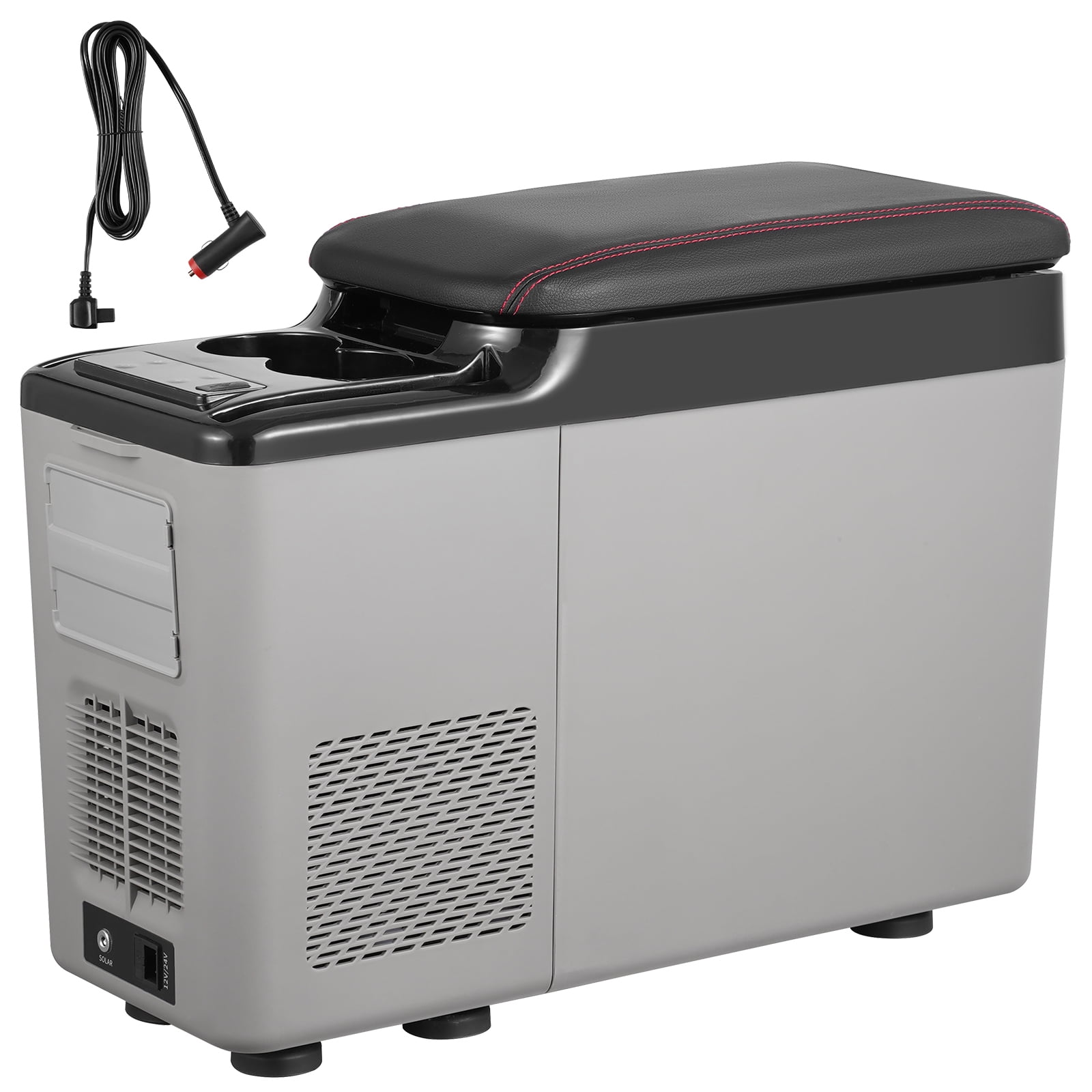 KFFKFF 12V Car Refrigerator, 15L Electric Cooler DC/AC, -4℉~68℉, Freezer Fridge Cooler APP Control  Camping, RV, and Outdoor Use