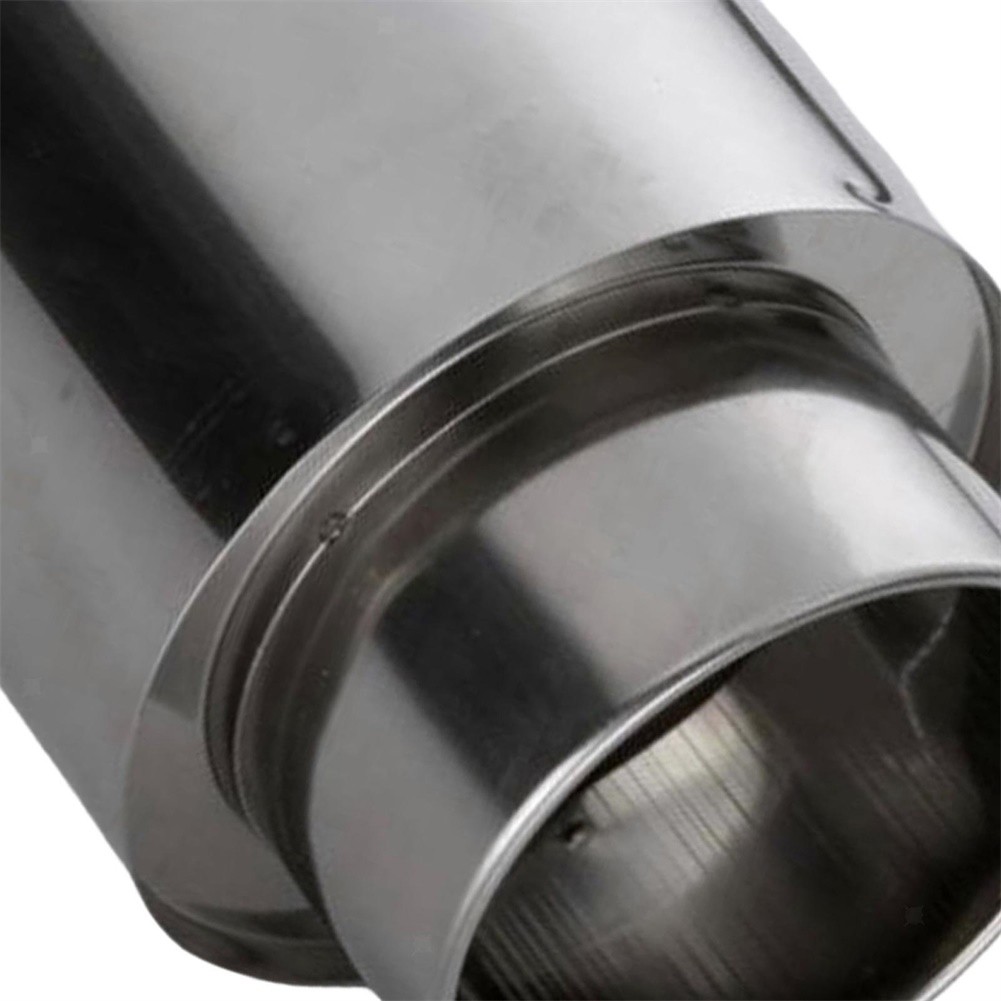 Adaptateur Réducteur Pour Doublure De Cheminée - Acier Inoxydable, Diamètre 60mm/50mm, Raccordement Poêle