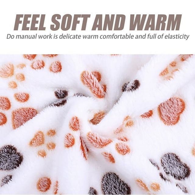 BotaniNest Couverture Douce avec Motif Imprimé pour Chats Jeté Confortable pour Caisse Lit Canapé Chaud Lavable