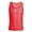Red, variant on Men's Mesh Tank Top Sleeveless Glittery Transparent Vest Casual See Through Muscle Tee Shirt for Daily Wear Gym Fitness