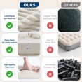 thumbnail image 5 of Extra-Wide 61'' Chaise Lounge Chair, Oversized Comfy Upholstered Sofa with Pillows, Fluffy Plush Faux Fur Cloud Sofas Couches Sofa Couch Reading Chairs for Living Room, 5 of 9