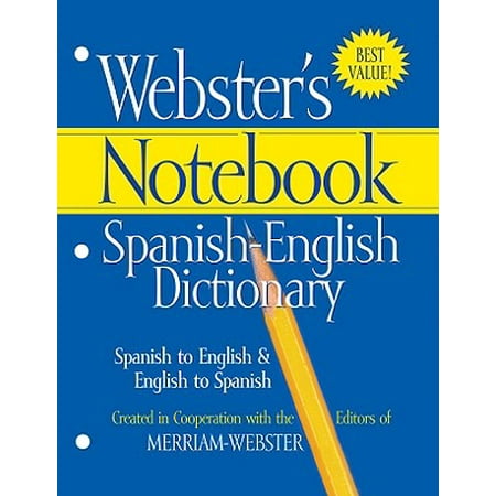 Webster's Notebook Spanish-English Dictionary (Best English To Tamil Dictionary)