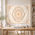 thumbnail image 5 of Floral Garden Radial with Mandala Flat Absolute Radiant, Mystical Fantasy for Space Lovers, Galaxy Room Decor, Mother'S Day Gift, Tapestry Wall Hanging for Bedroom and Dorm, 5 of 7
