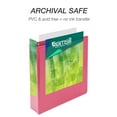 thumbnail image 5 of Samsill Earth's Choice Durable 2" Round Ring View Binders, Pink 2 Pack, 5 of 7