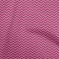 thumbnail image 1 of oneOone Viscose Jersey Fuschia Pink Fabric Chevron Dress Material Fabric Print Fabric By The Yard 60 Inch Wide, 1 of 4