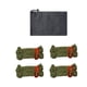 thumbnail image 5 of 4 cuerdas reflectantes para tienda de campaña con bolsa de cordón, cuerdas de campamento de 4 mm de diámetro, escalada De color verde oscuro, 5 of 9