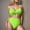 Green, variant on UTSJKR Bikini Sets for Women Cheeky Bikini Swimsuits Sexy Bathing Suits 2Pc High Waisted Cute Swimwear Push Up Bikini Green M