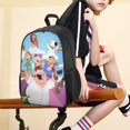 thumbnail image 5 of Family Guy Cartoon School Bag Daypack Multipurpose Backpack Satchel Bookbag Oxford Cloth Adjustable Shoulders Rucksack, 5 of 6