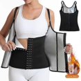 thumbnail image 1 of Women's Underbust Corset Waist Trainer Corset Shaper Vest Tummy Control Cincher With Adjustable Straps, 1 of 5