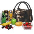 Zufioo Victorian Gentle Cat Insulated Reusable Grocery Bags,Cooler Bag