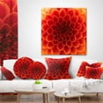 thumbnail image 5 of DESIGN ART Designart 'Close Up Orange Flower Petals' Floral Throw Pillow, 5 of 5
