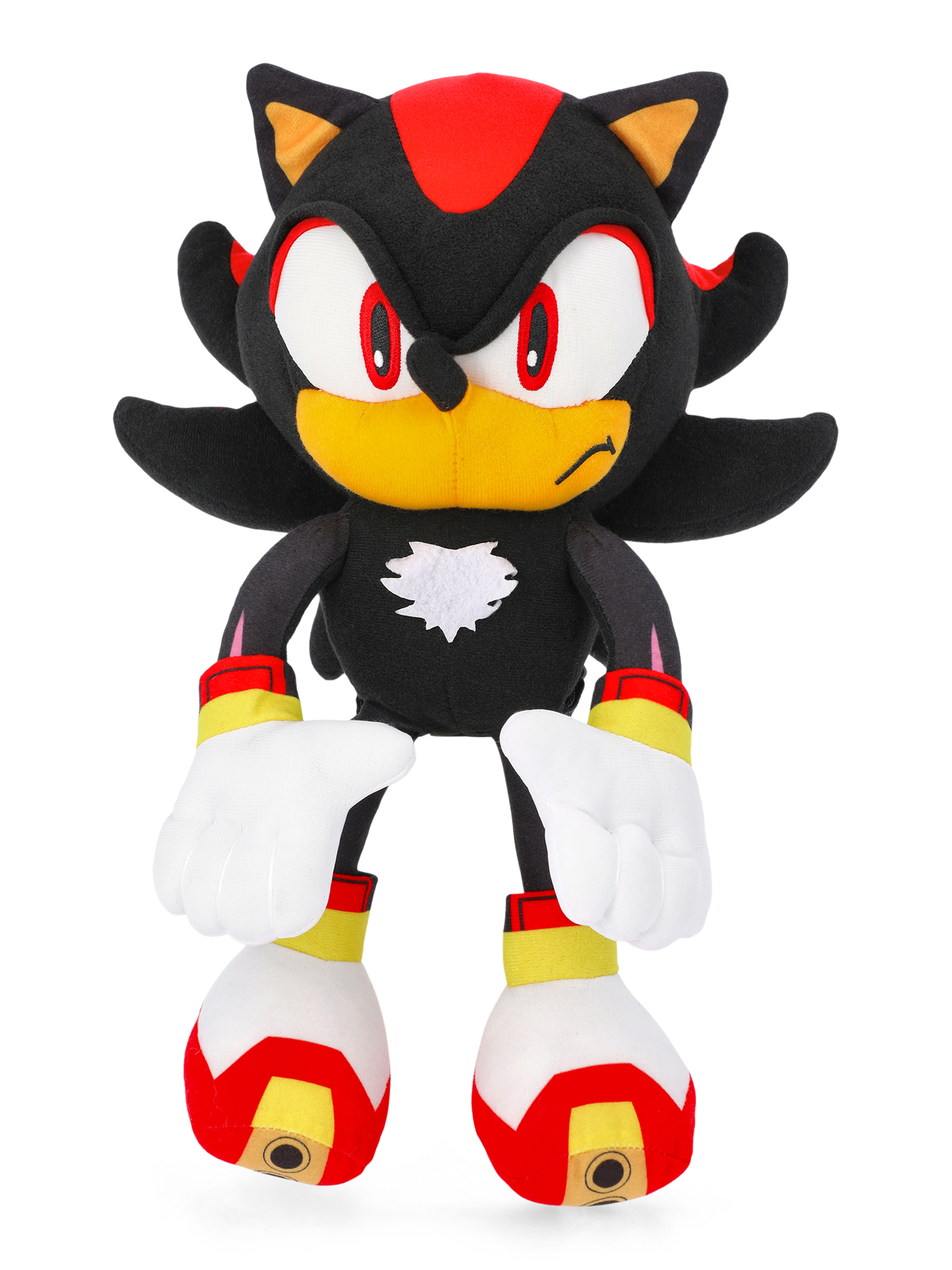 Shadow the Hedgehog Unisex 14" Plush Backpack, Black