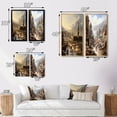 thumbnail image 4 of Designart "Hajj Pilgrimage Islam wall decor V" Islam Framed Wall Art Set Of 2 - Yellow Spiritual Frame Gallery Set For Office Decor, 4 of 6