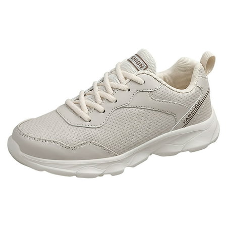 

Caqnni Women Casual Shoes Lightweight Sneakers Athletic Walking Shoe Fashion Walking Sneakers Shoes (Grey 40)