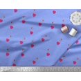 thumbnail image 2 of Soimoi Polyester Crepe Fabric Dot,Heart & Bird Clip Art Printed Fabric 1 Yard 42 Inch Wide, 2 of 3