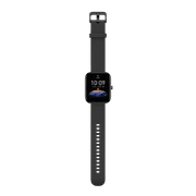 Amazfit Bip 3 Urban for Adults and Kids, 1.69in Smart Watch, Black, Silicone Band