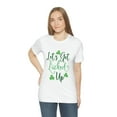 thumbnail image 6 of Let's Get Lucked Up Irish Clover Green Unisex Jersey Short Sleeve Tee, 6 of 10