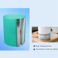 thumbnail image 4 of envoltorios de silicona para tazas de sublimación, 11 oz, envoltorios para tazas de sublimación en 3D, envoltorios de silicona para tazas, color verde, 4 of 5