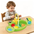 thumbnail image 2 of Kitchen Sink Toy with Running Water, Animal Theme Play Dishwasher, Role Play Pretend Play Kitchen Accessories, Automatic Water Circulation, Educational Toddler Toy, 2 of 9