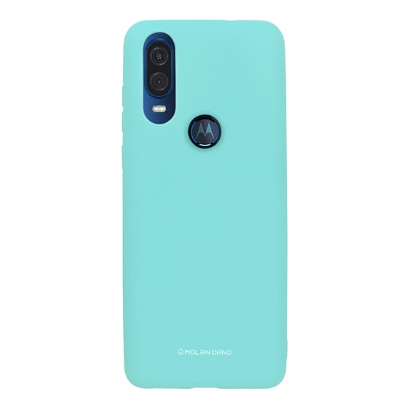 Funda para Motorola Moto One vision Molan Cano Soft Jelly Menta