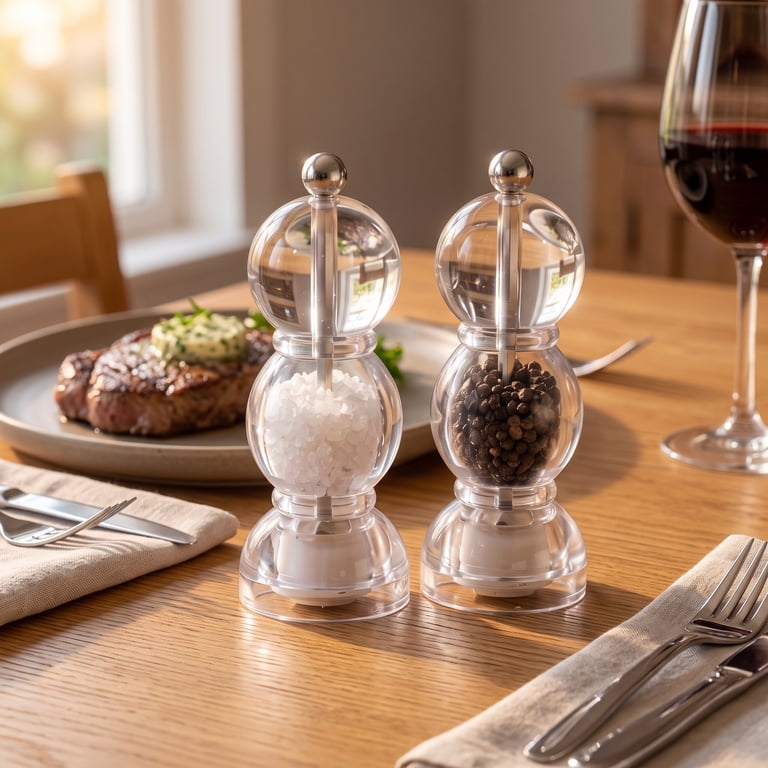 Cook With Color Salt & Pepper Grinder Set, 2-Pack photo 2