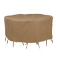 thumbnail image 1 of Duck Covers Essential 108" Round Table and Chair Set Cover, 1 of 2